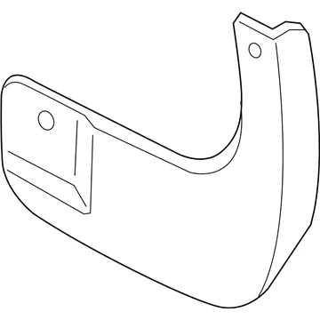 Брызговик передний правый 86832J2000 Hyundai/Kia