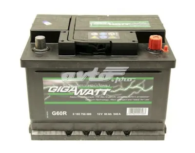 Авто аккумулятор Гигаватт 60 А/ч 12 В (0185756009)
