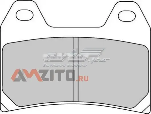 Передние тормозные колодки FDB2042P Ferodo