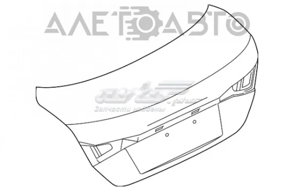 Крышка багажника H43003SGCA Nissan/Infiniti