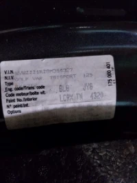 Volkswagen GOLF V универсал (1K5) (2007 - 2009) Механика 5 BLG